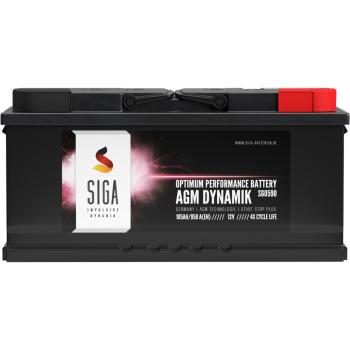 SIGA AGM Dynamik Autobatterie 105Ah 12V